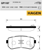 Sangsin brake GP1187