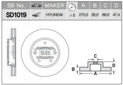 Sangsin brake SD1019